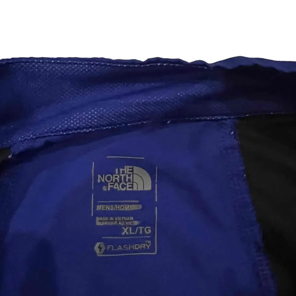 The North Face Men's XL‎ Blue/Black FlashDry Colorblock Full Zip Jacket - Picture 3 of 4